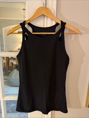 Athleta Black Double-Strap Tank Top